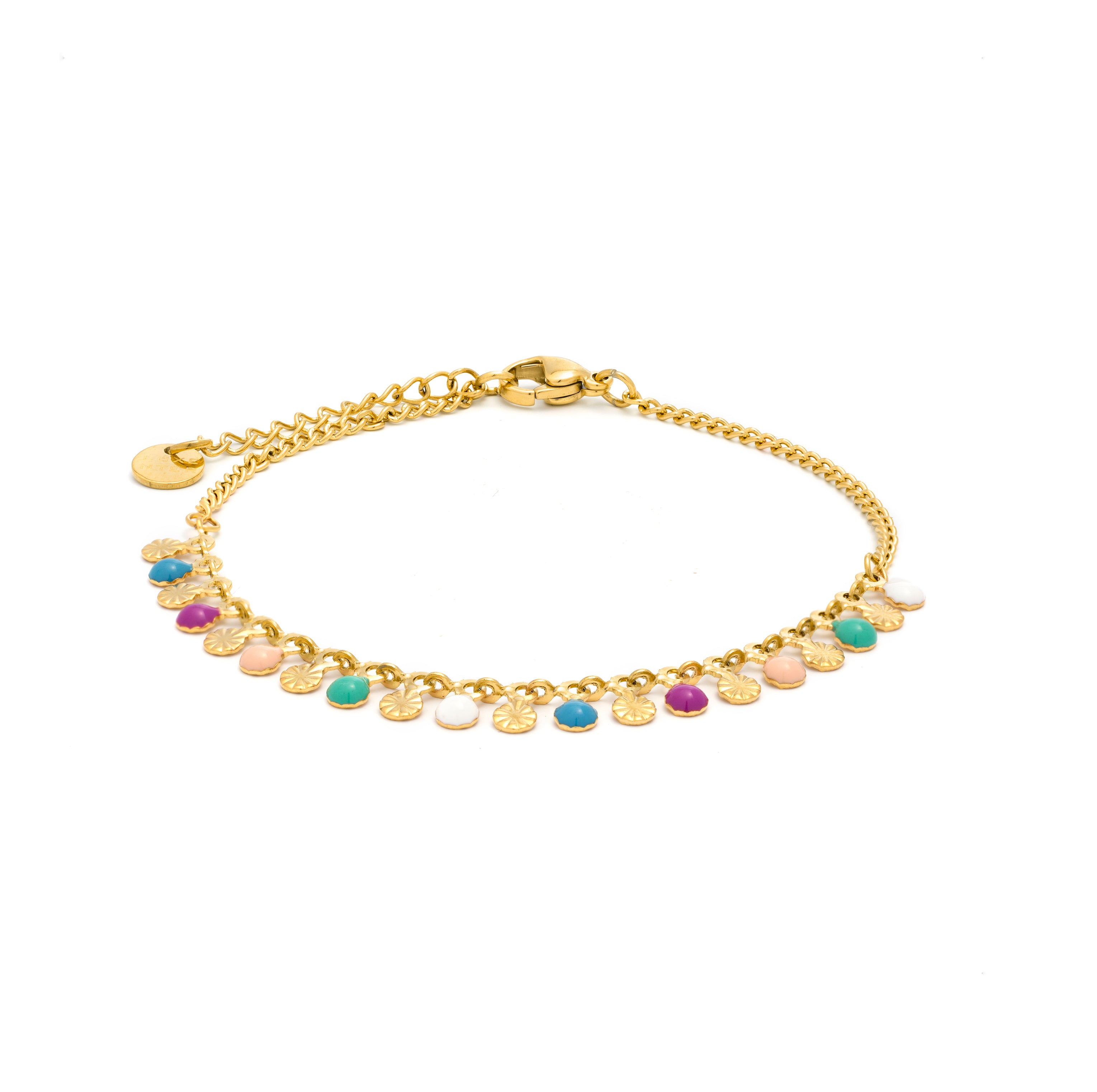 Pulsera Haraim acabado oro 18k