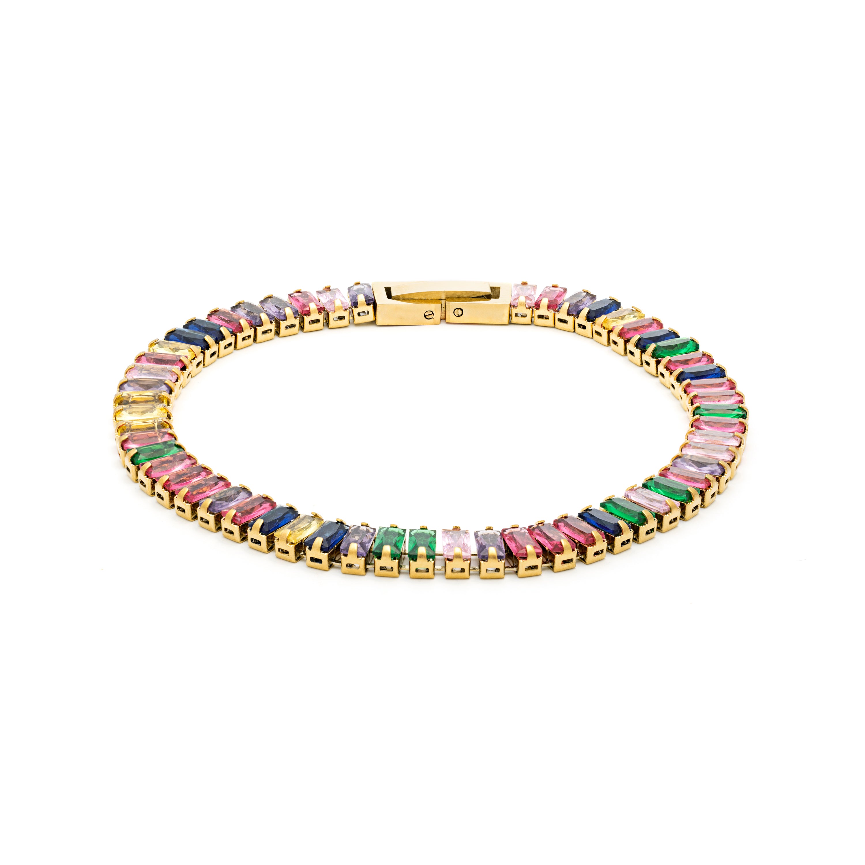 Pulsera Gorys acabada en oro amarillo 18k