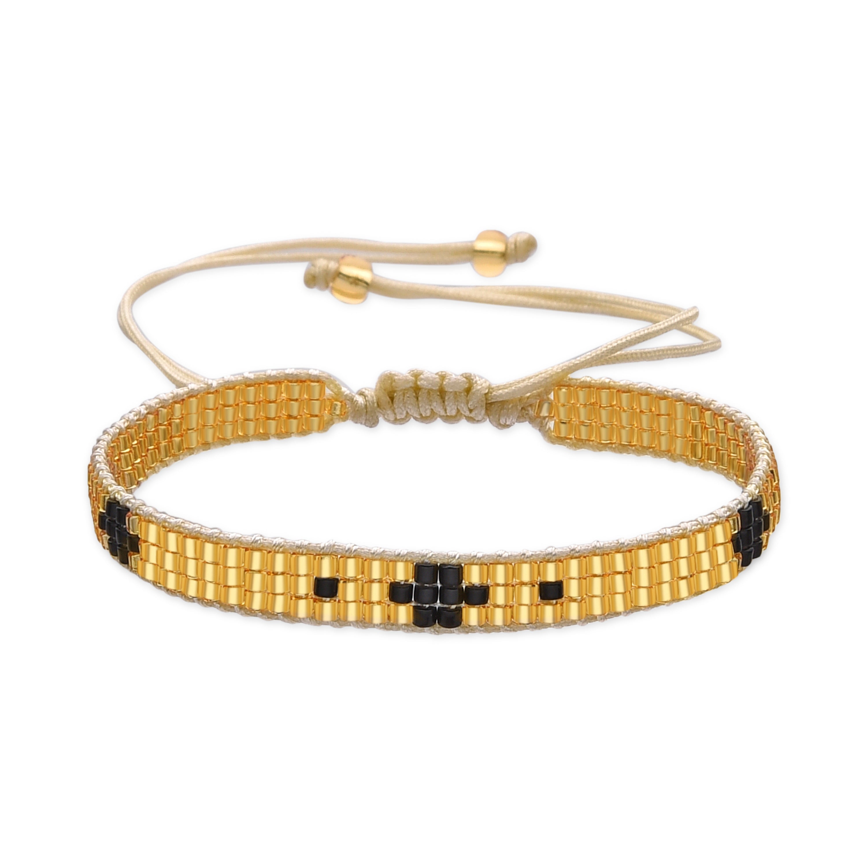 Pulsera Sagruk acabado oro 18k