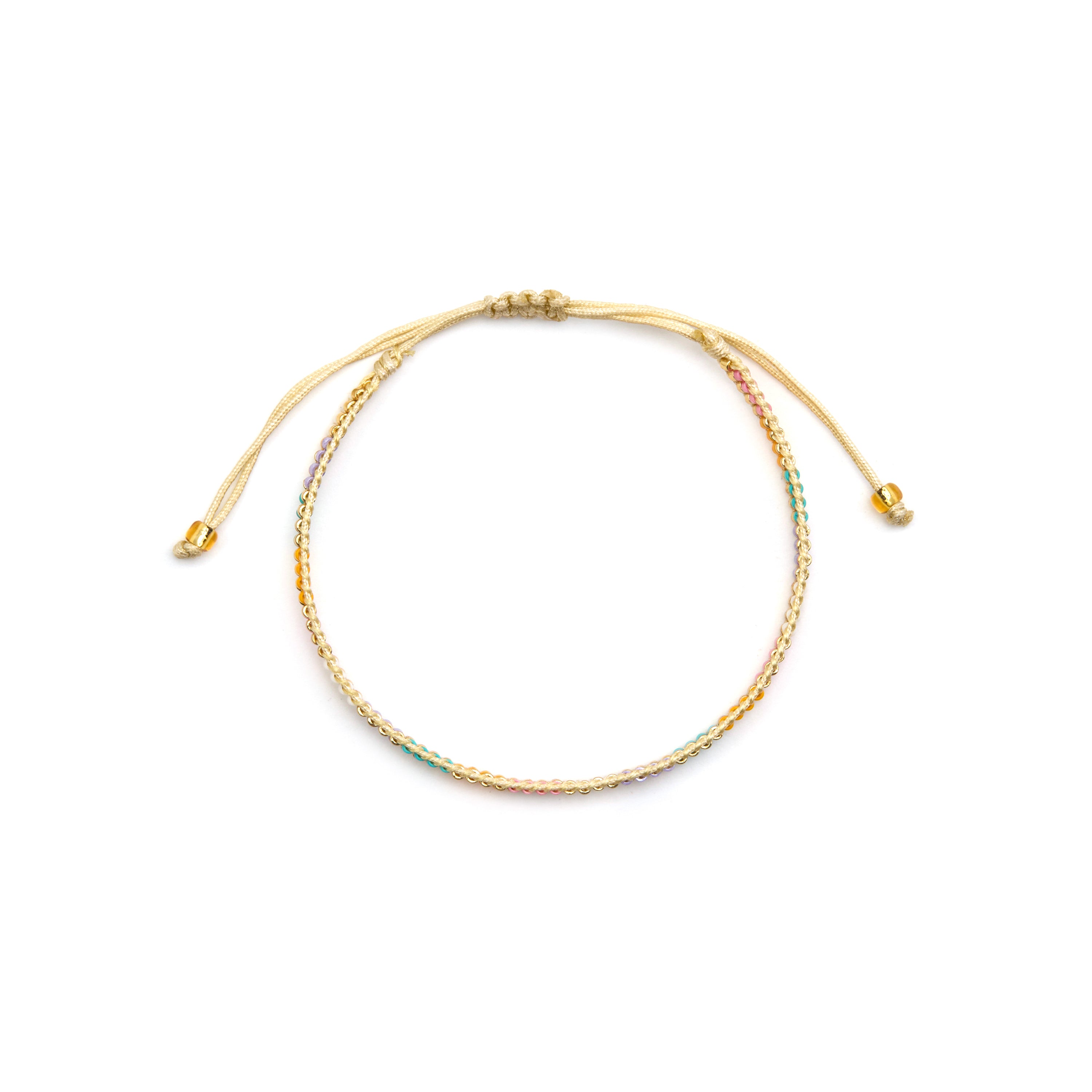 Pulsera Anlako acabado oro 18k