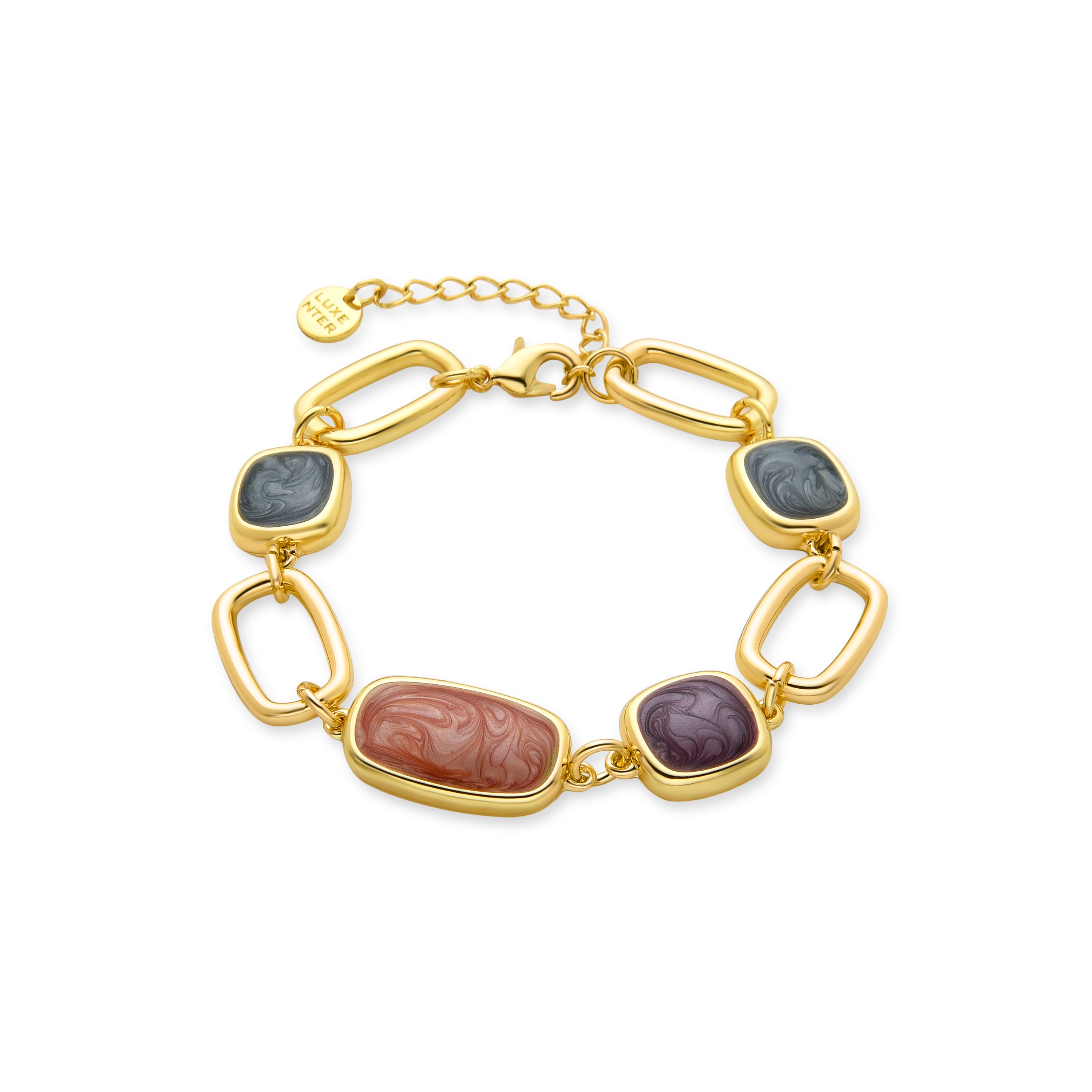 Pulsera Orzur acabado oro 18k