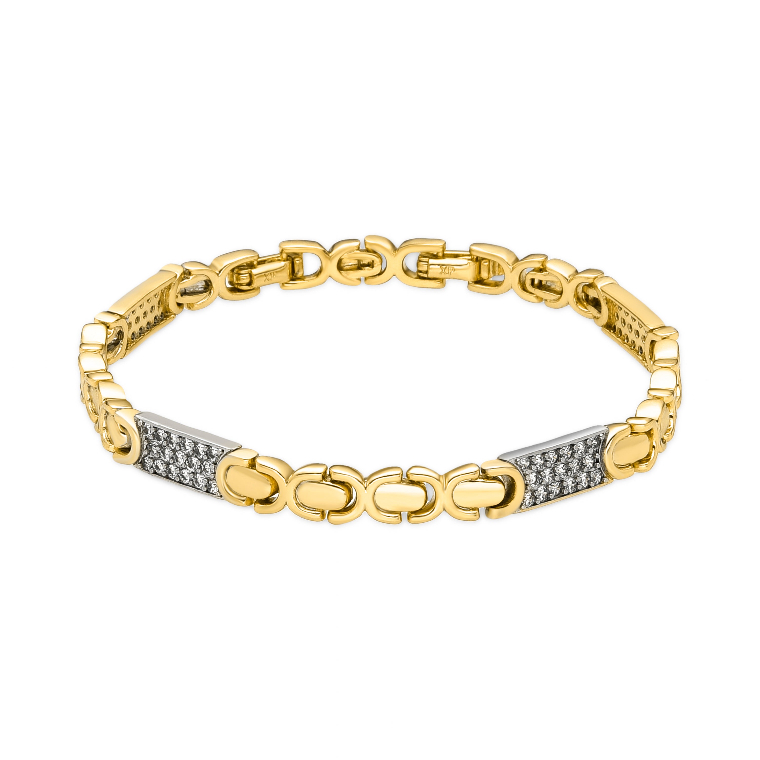 Pulsera Tenik acabado oro amarillo 18k