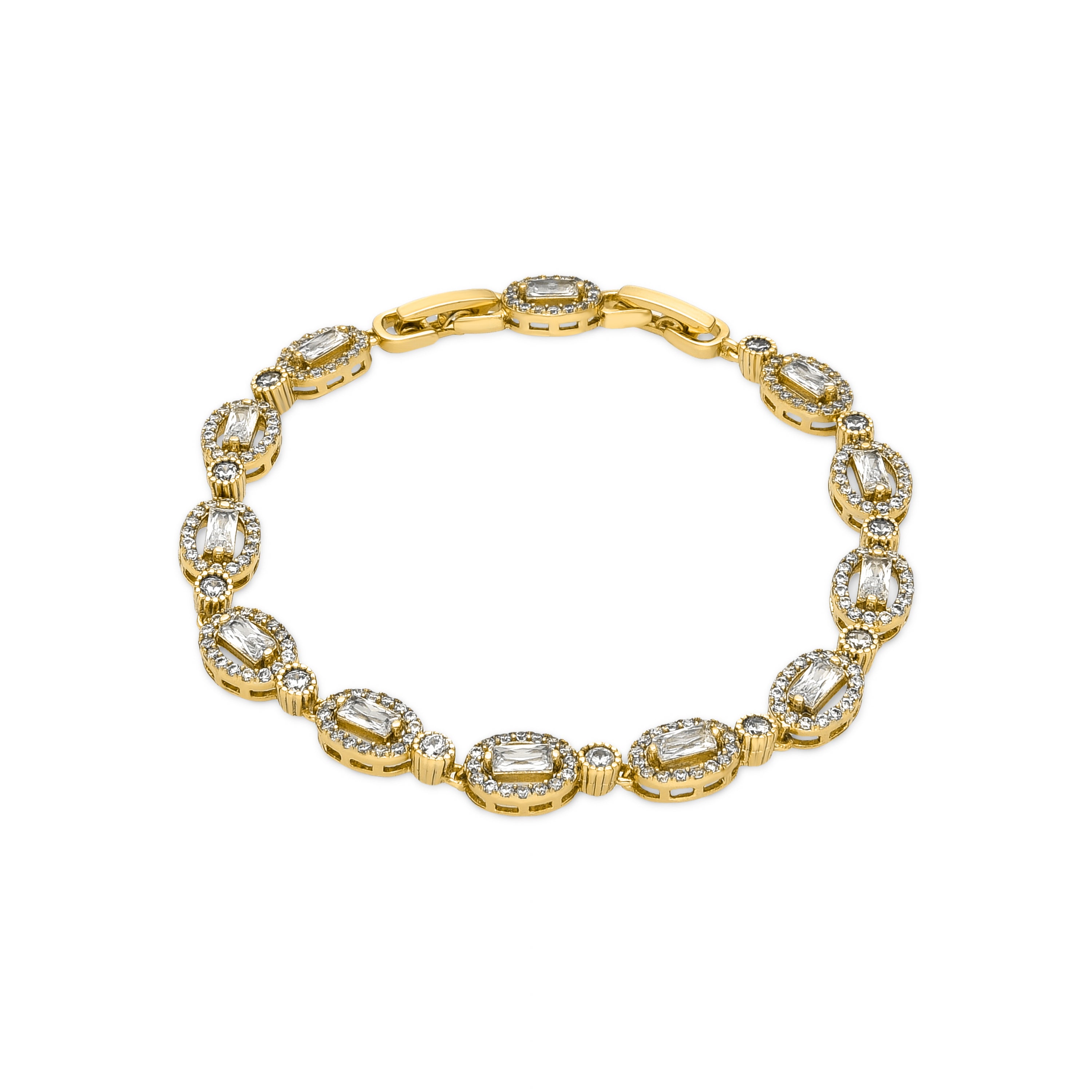 Pulsera Nidul acabado oro amarillo 18k