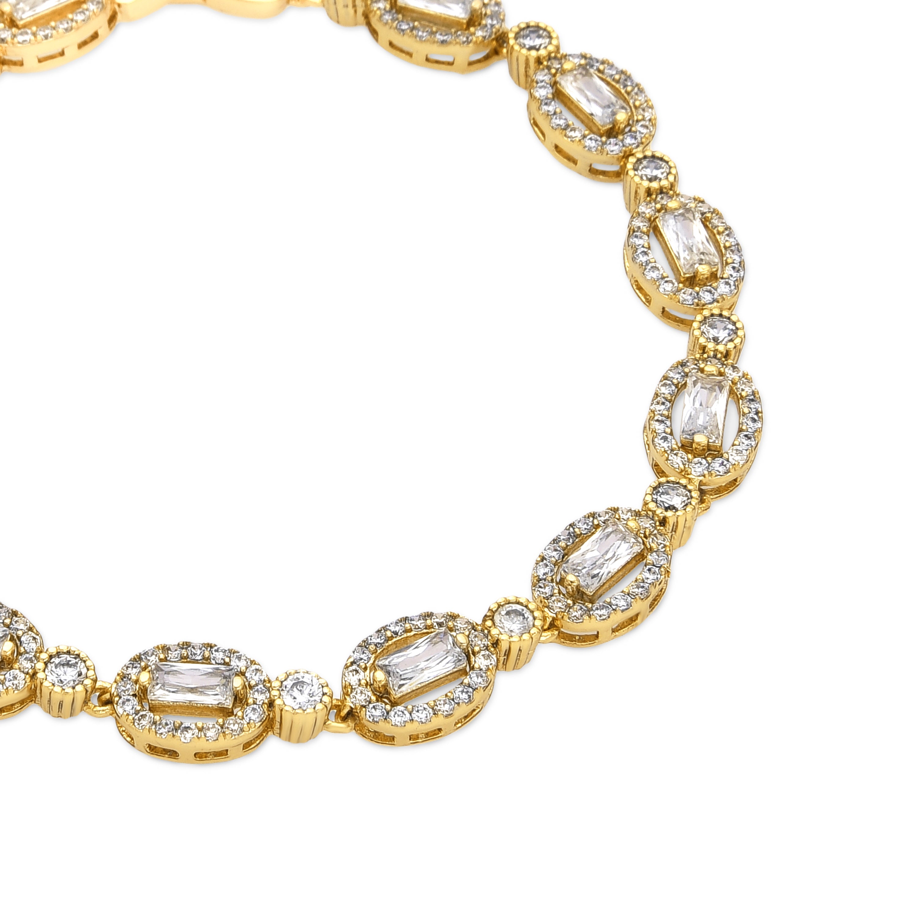 Pulsera Nidul acabado oro amarillo 18k