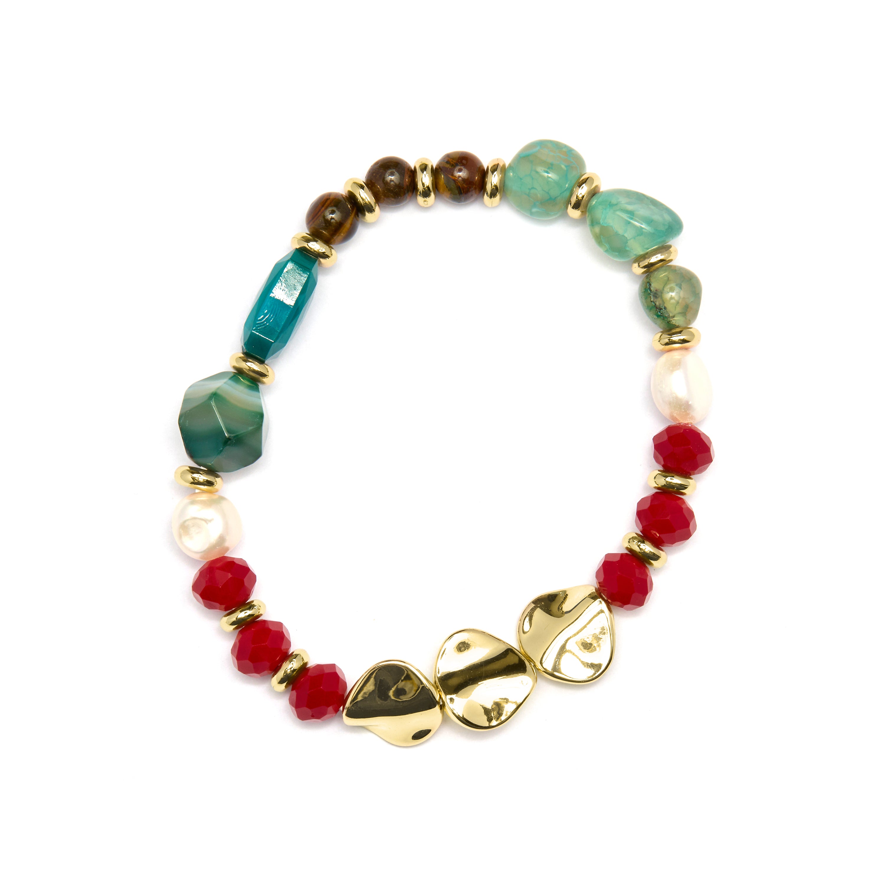 Pulsera Miyou acabado oro 18k