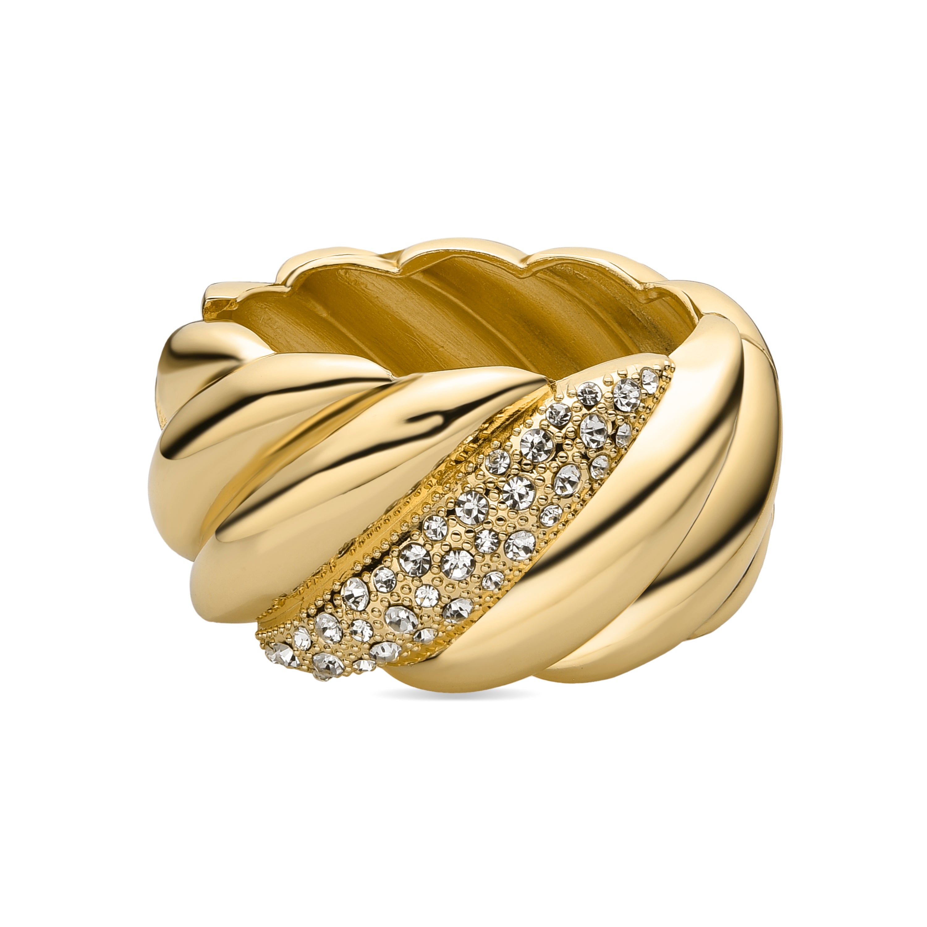 Brazalete Eiuh acabado oro 18k