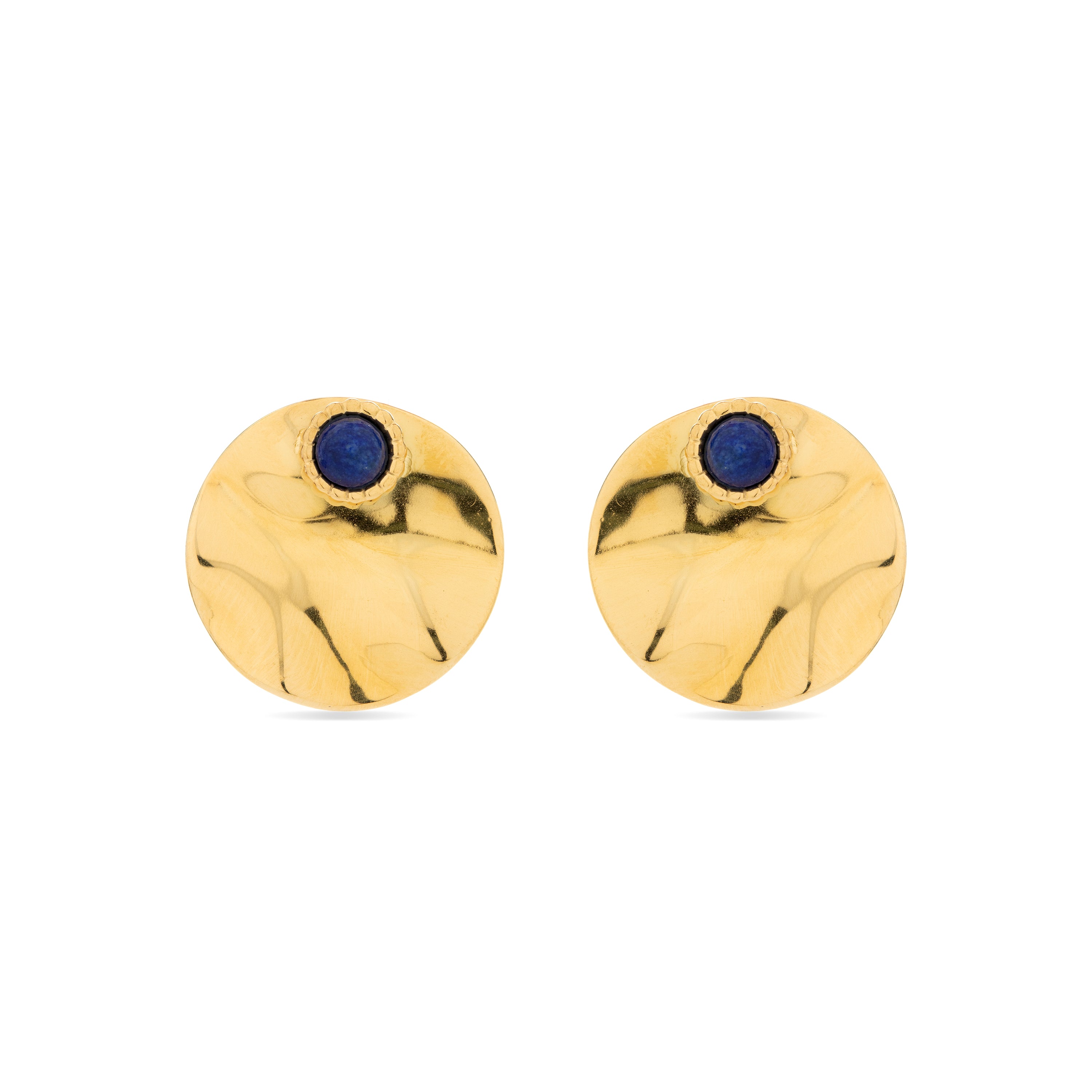 Pendientes Yumi acabados oro 18k