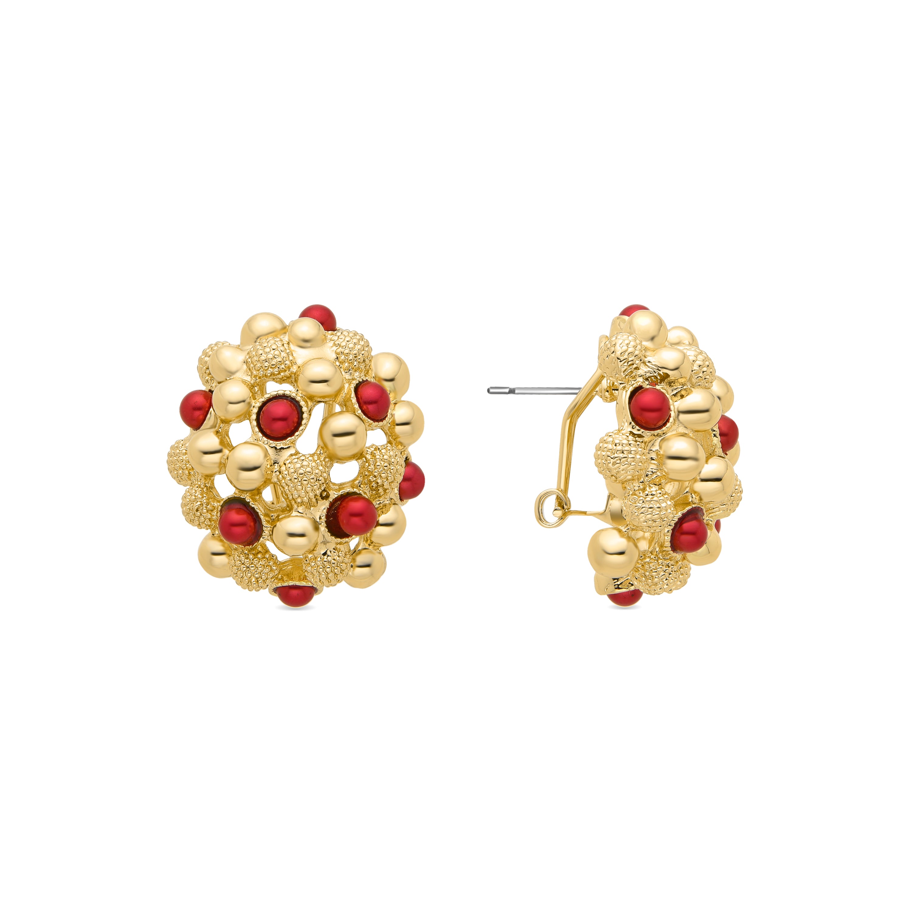 Pendientes Xiglor acabados en oro amarillo 18k