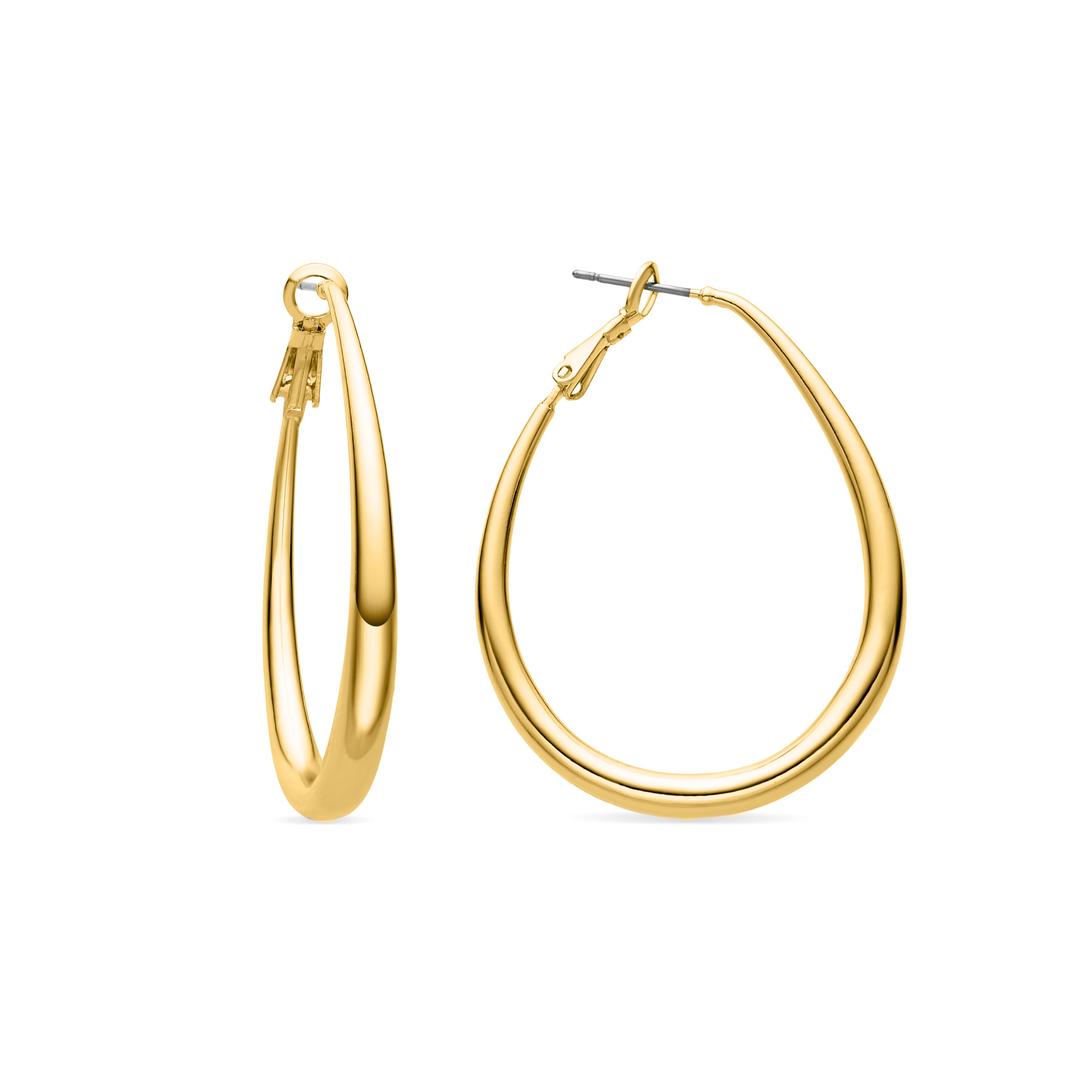 Pendientes Axeir acabados en oro amarillo de 18k