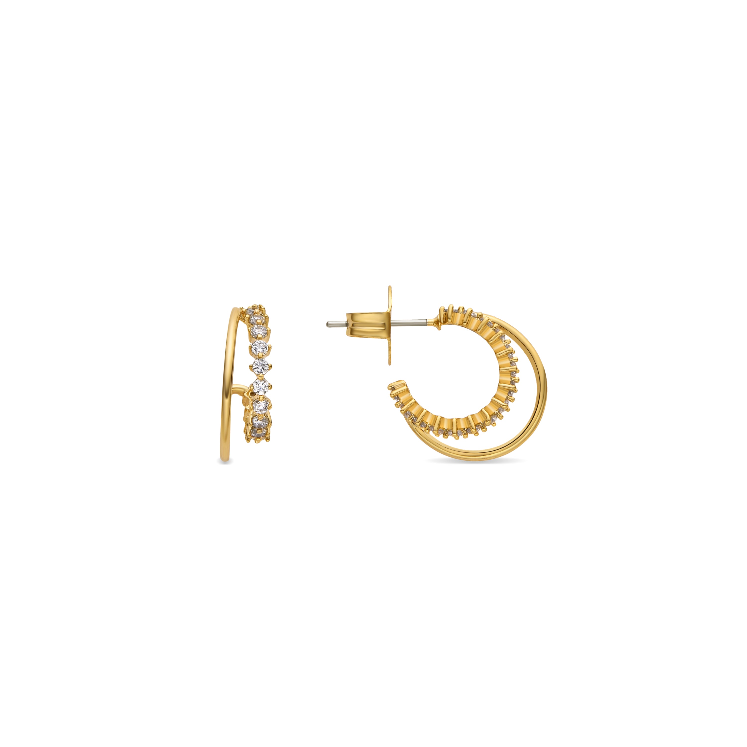 Pendientes Daroti acabado oro 18k