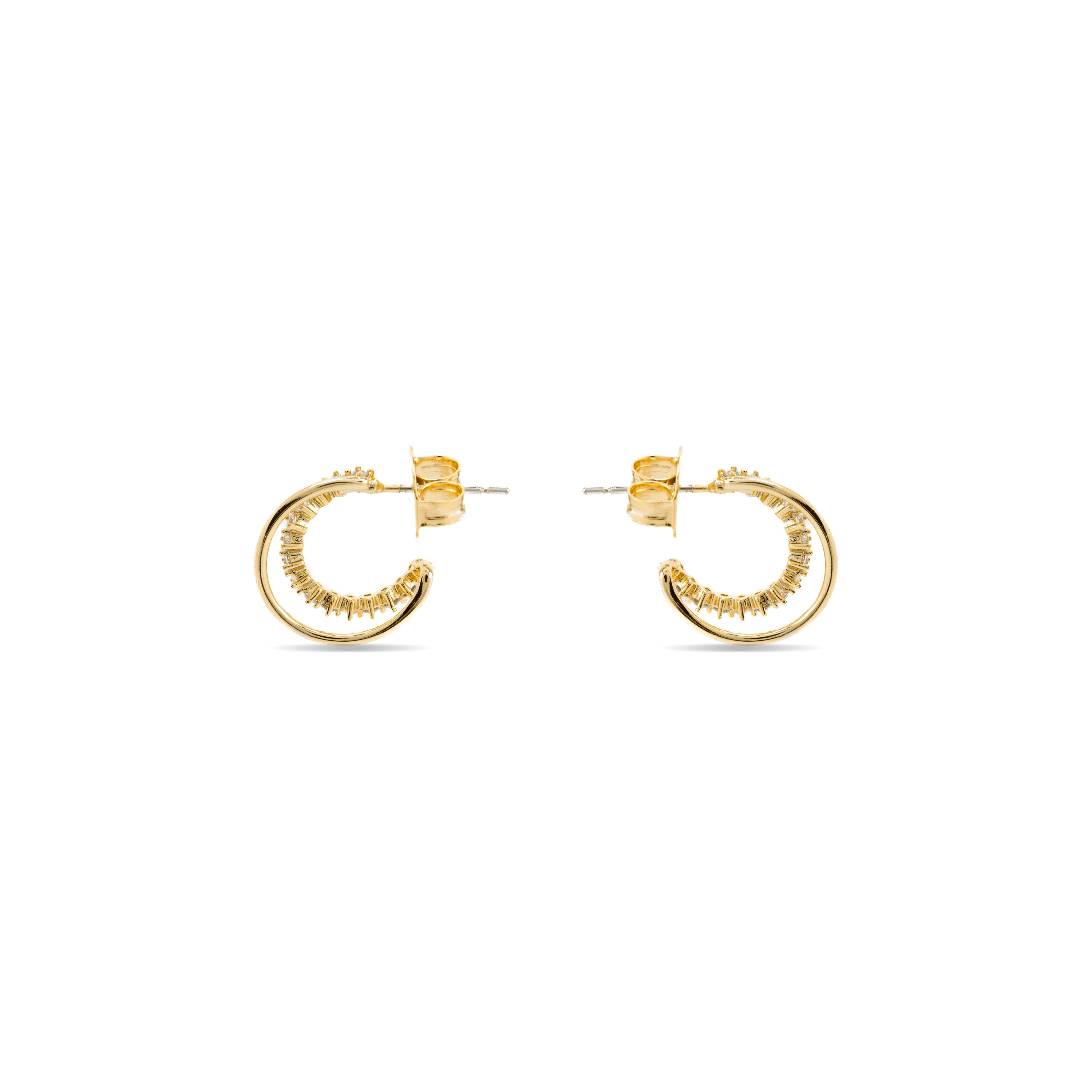 Pendientes Daroti acabado oro 18k