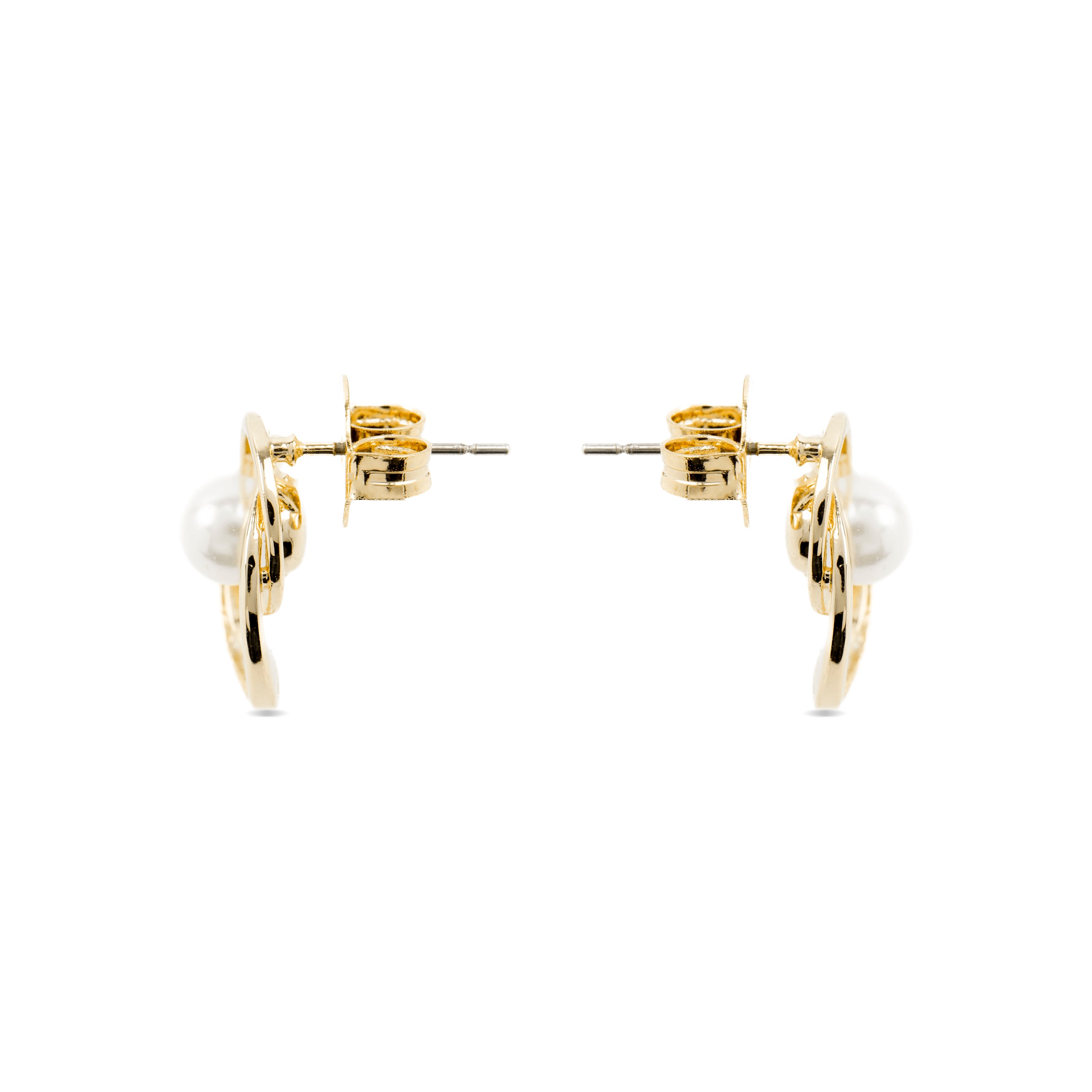 Pendientes Lebya acabado oro 18k