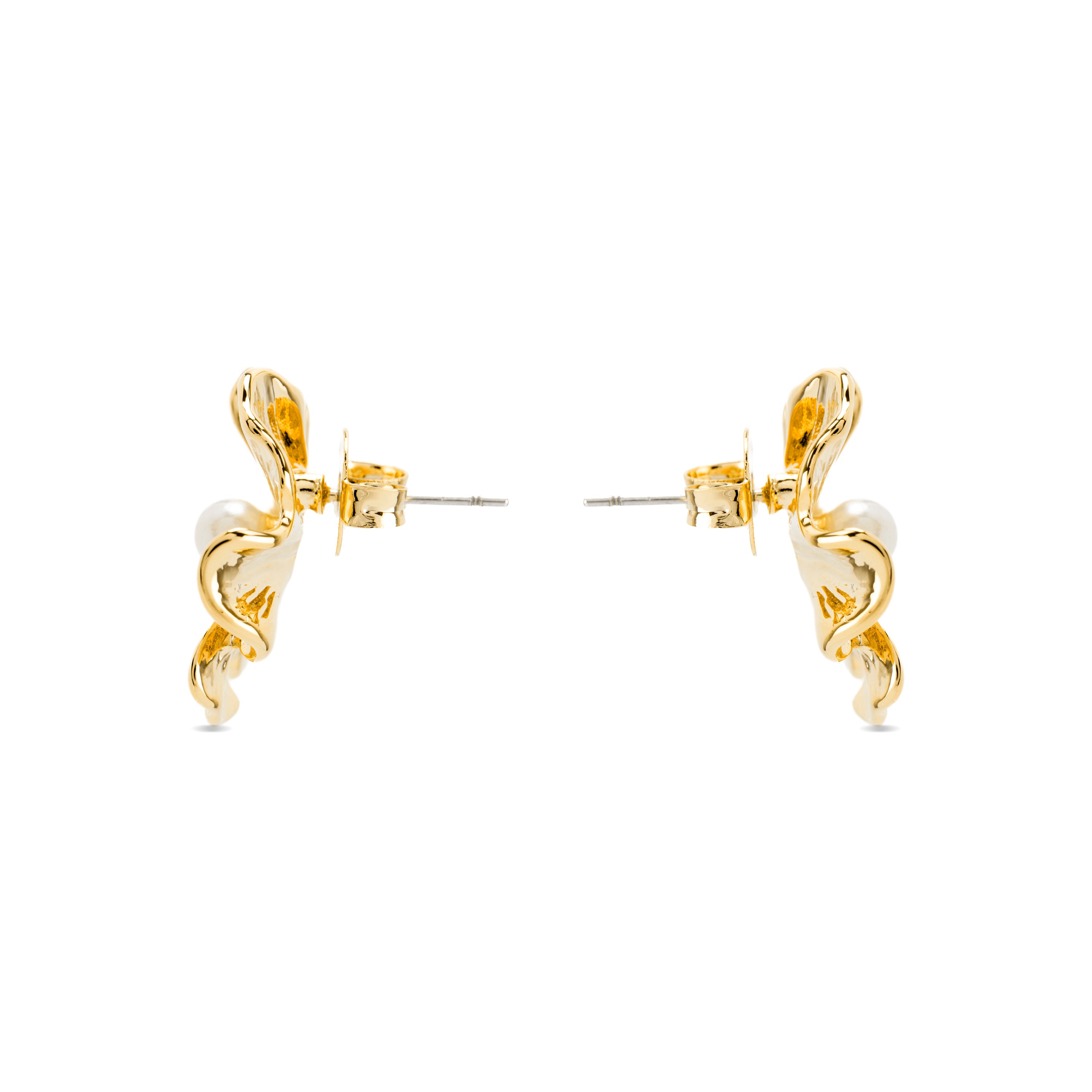 Pendientes Leod acabado oro 18k