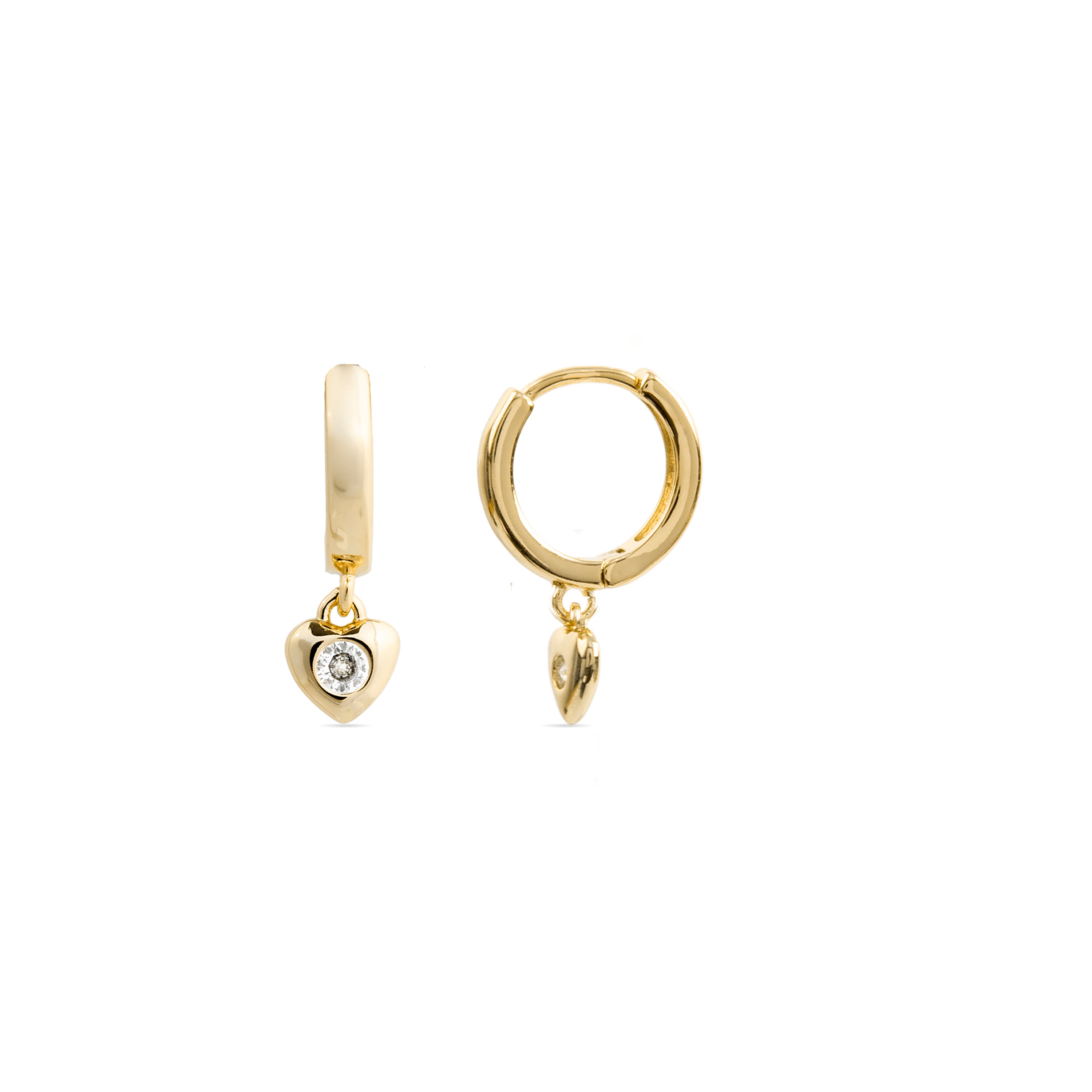 Pendientes Award acabados en oro 18k