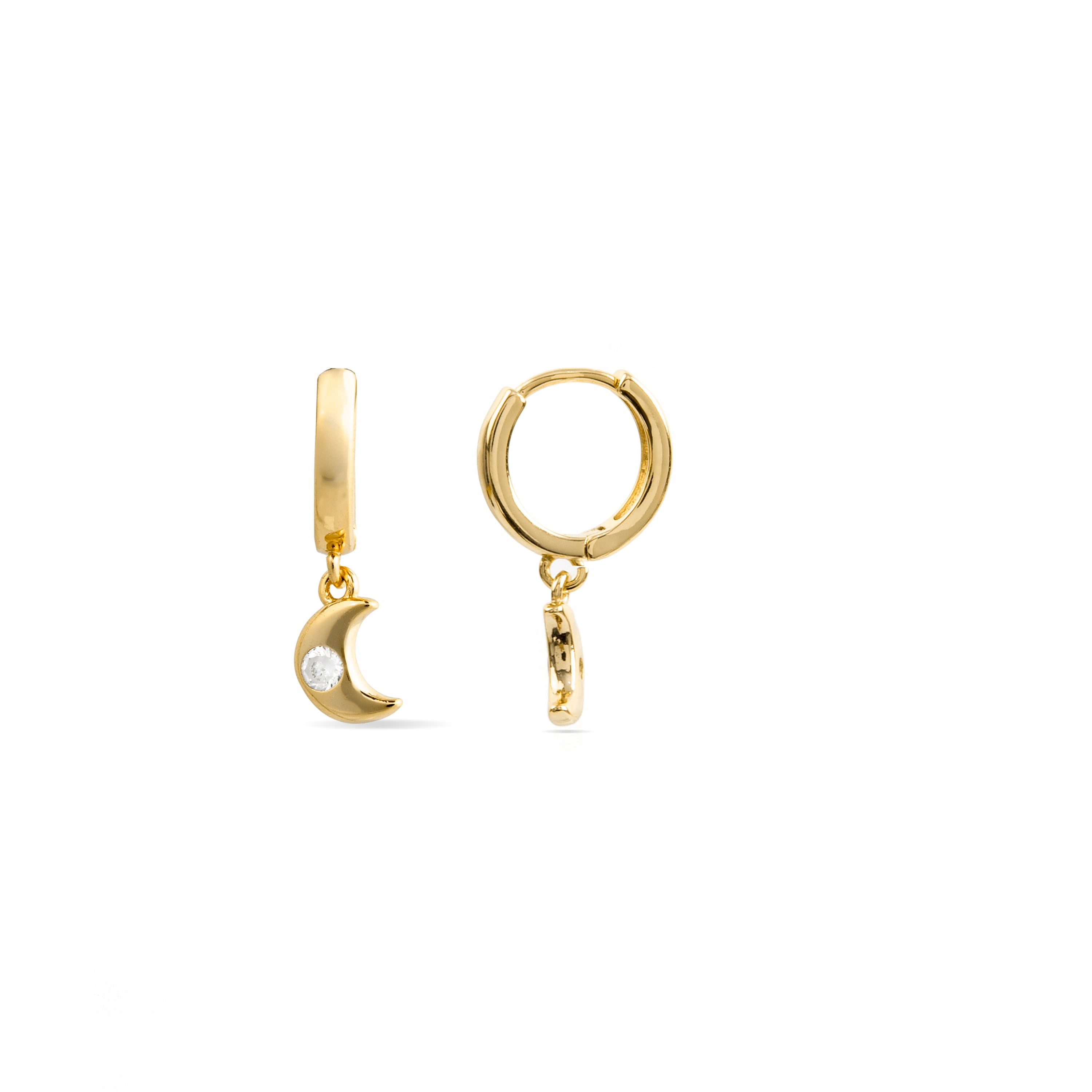 Pendientes Nekiel acabados en oro 18k