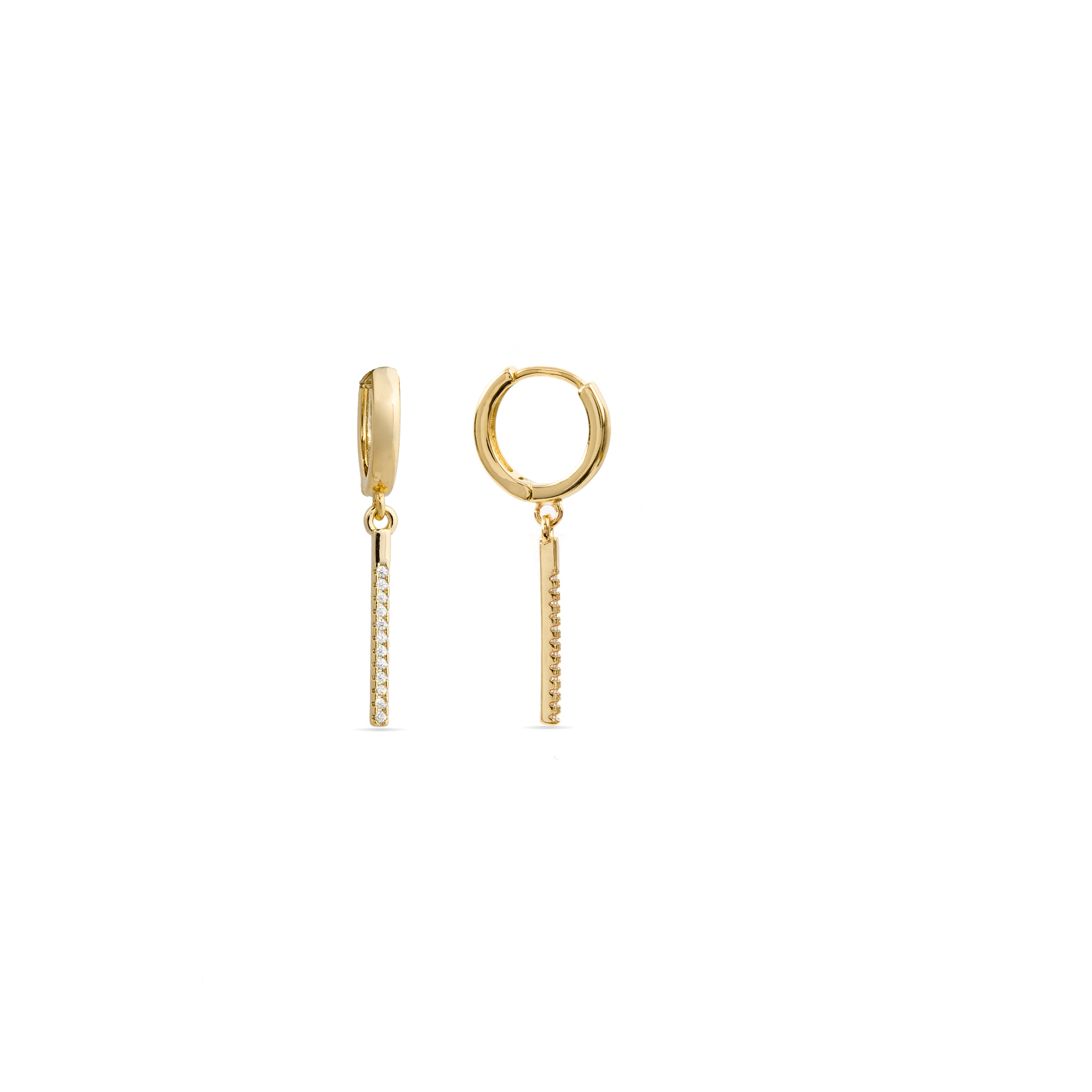 Pendientes Remin acabados en oro 18k